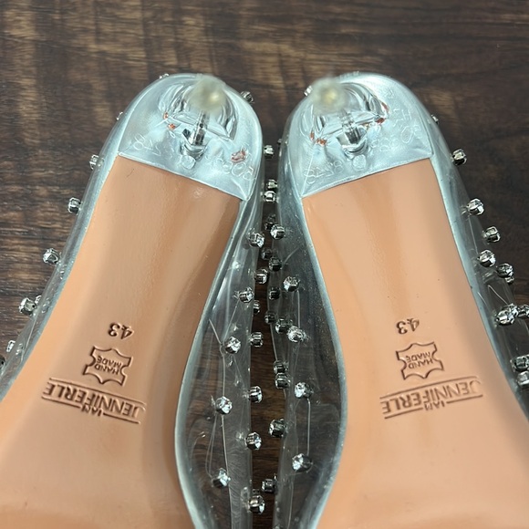 I AM JENNIFER LE Beyonce X Glacier Glass Slipper Heels size 43/13 - Picture 11 of 12